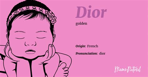 girl names that go with dior|Dior meaning.